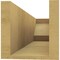 Ekena Millwork 6in. W x 6in. H x 24in. L Clemmons Woodgrain TimberThane Rafter Tail, Primed Tan RFTUR06X06X24CLERCPR - alternate 5